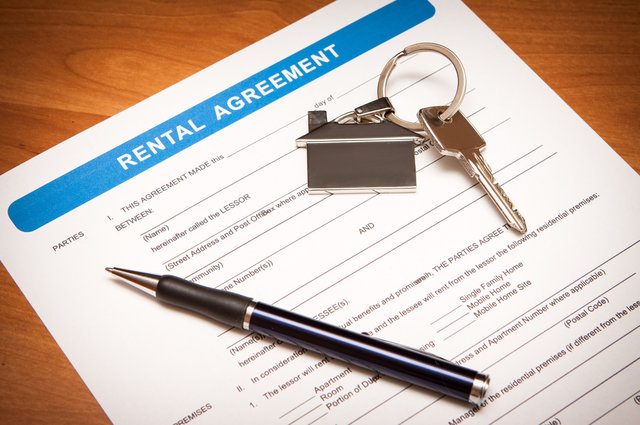 Rental agreement form